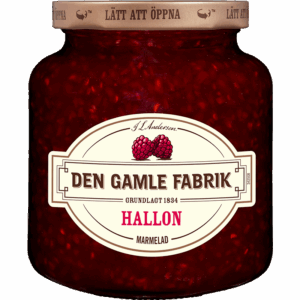 Hallonmarmelad